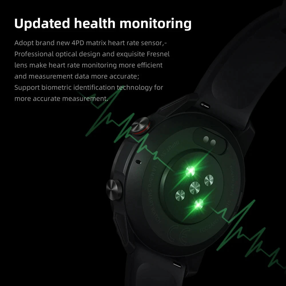 Mibro A2 Smartwatch | 1.39 Inch HD Fitness 2ATM Waterproof