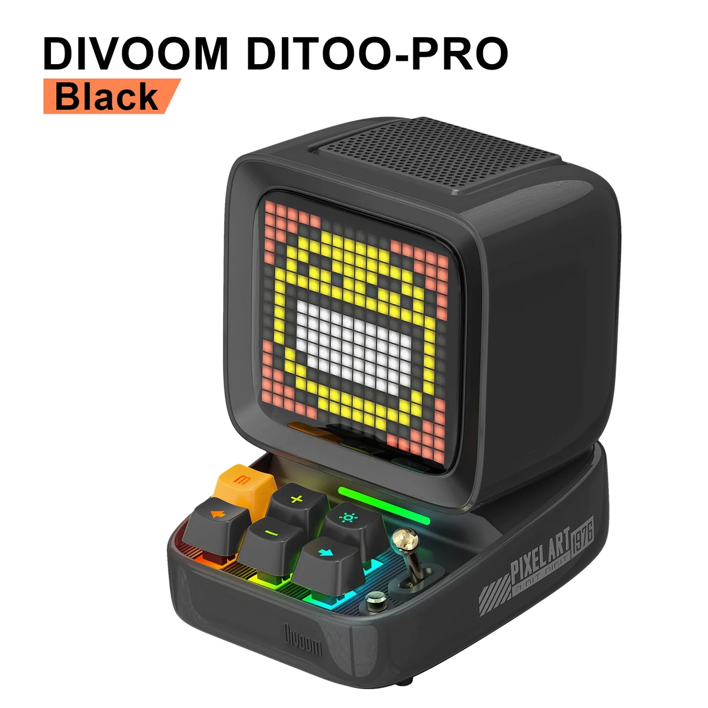 Divoom Ditoo-Pro Retro Pixel Art Bluetooth Speaker | LED Clock