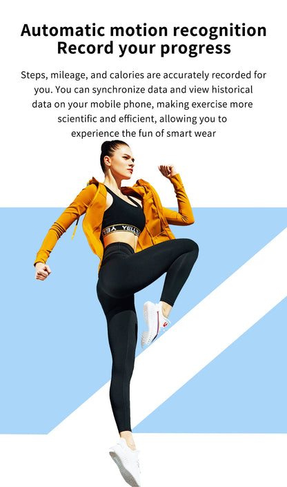 LIGE 2026 Smart Watch Women Men Ladies Gift Sport Fitness Men Watches Heart Rate Monitor Waterproof Smartwatch For Android IOS