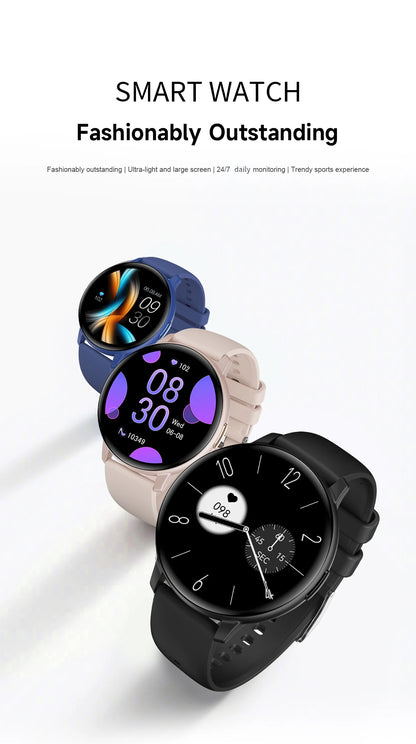 LIGE 2026 Smart Watch Men Women Bluetooth Call Heart Rate Health Monitor 1.38inch HD Screen Fashion Sports Men Smartwatch Women