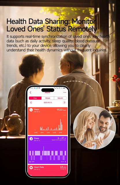 2026 New Accurate Diagnosis Smart Watch Body Fat ECG Blood oxygen BP Health Sport HD AMOLED Screen call Smart watch Men women