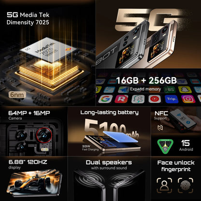 Smartphone 5G | Android | Dual SIM | Unlocked