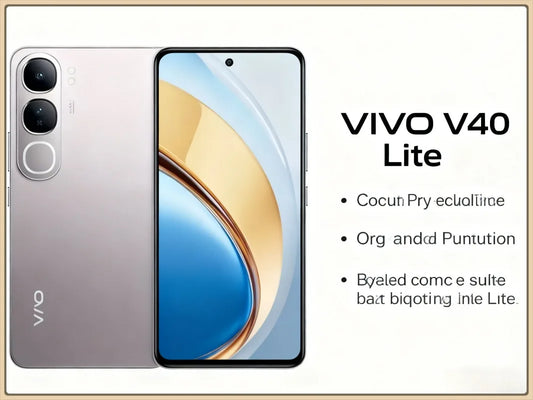 VIVO V40 Lite Smartphone | 6.78 inch 50MP 5000mAh 44W Android 14