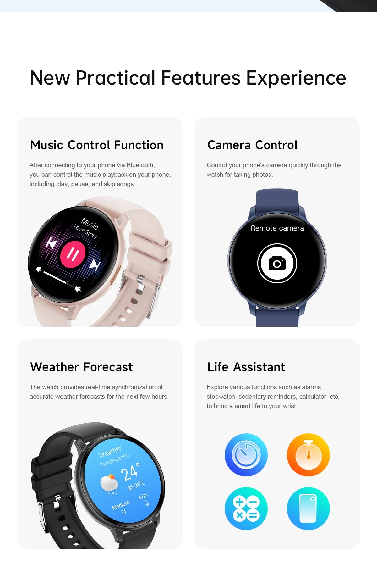 LIGE 2026 Smart Watch Men Women Bluetooth Call Heart Rate Health Monitor 1.38inch HD Screen Fashion Sports Men Smartwatch Women