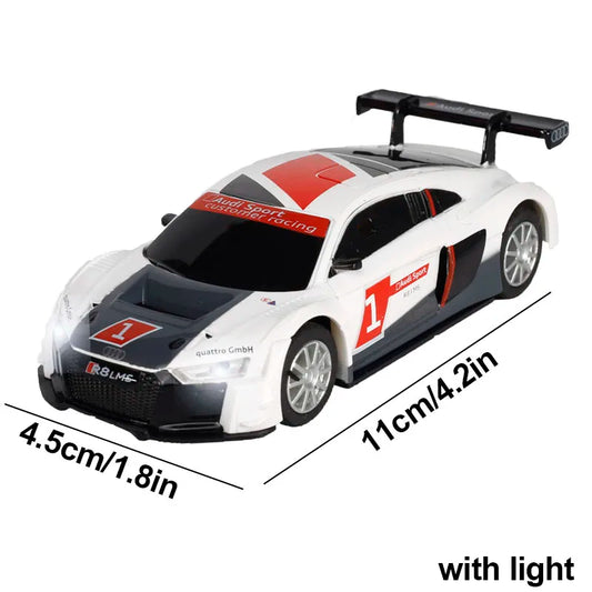 1/43 Scale Analog Electric Slot Car Remote Control Race Circuit Toy Compatible with Carrera Go Scalextric Ninco SCX for Ages 7+