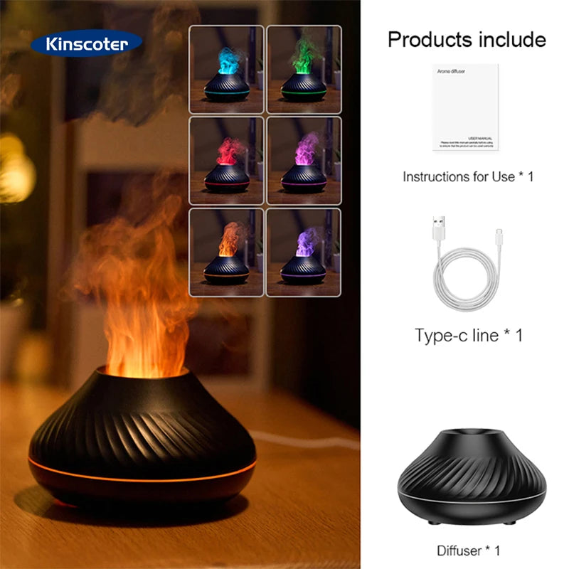 Aroma Essential Oil Diffuser | LED Night Light | Ultrasonic