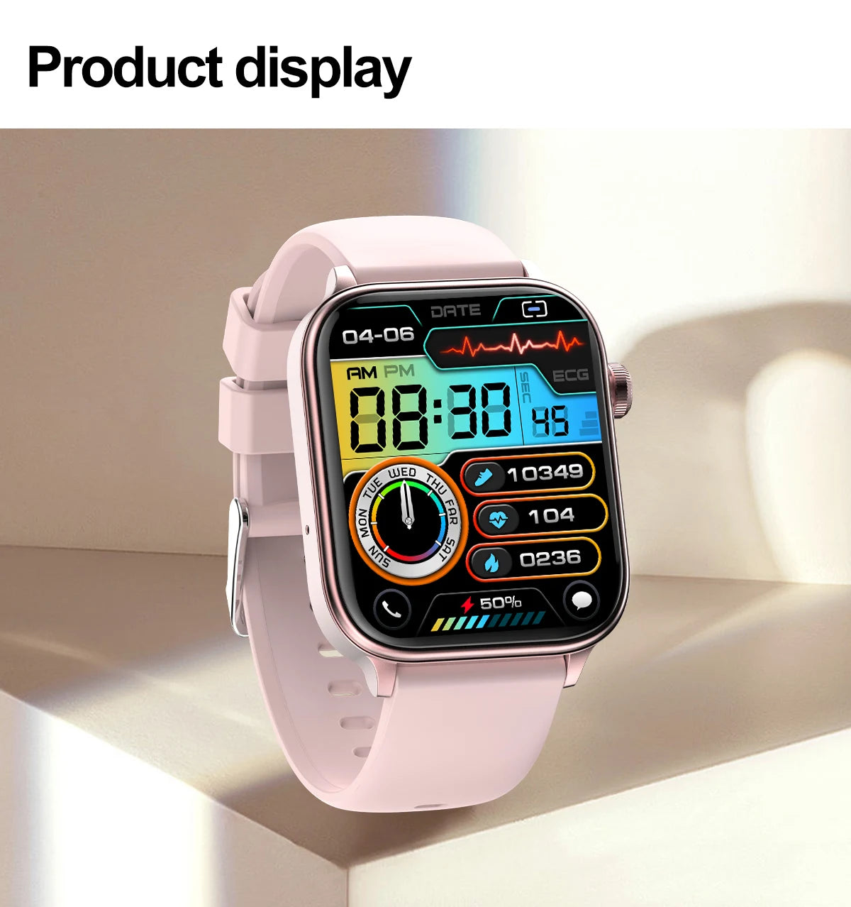 2025New Al Medical Diagnosis Blood Lpids Uric Acid Blood Glucose Smart Watch Men ECG+PPG Voice Bluetooth Call Health Smartwatch