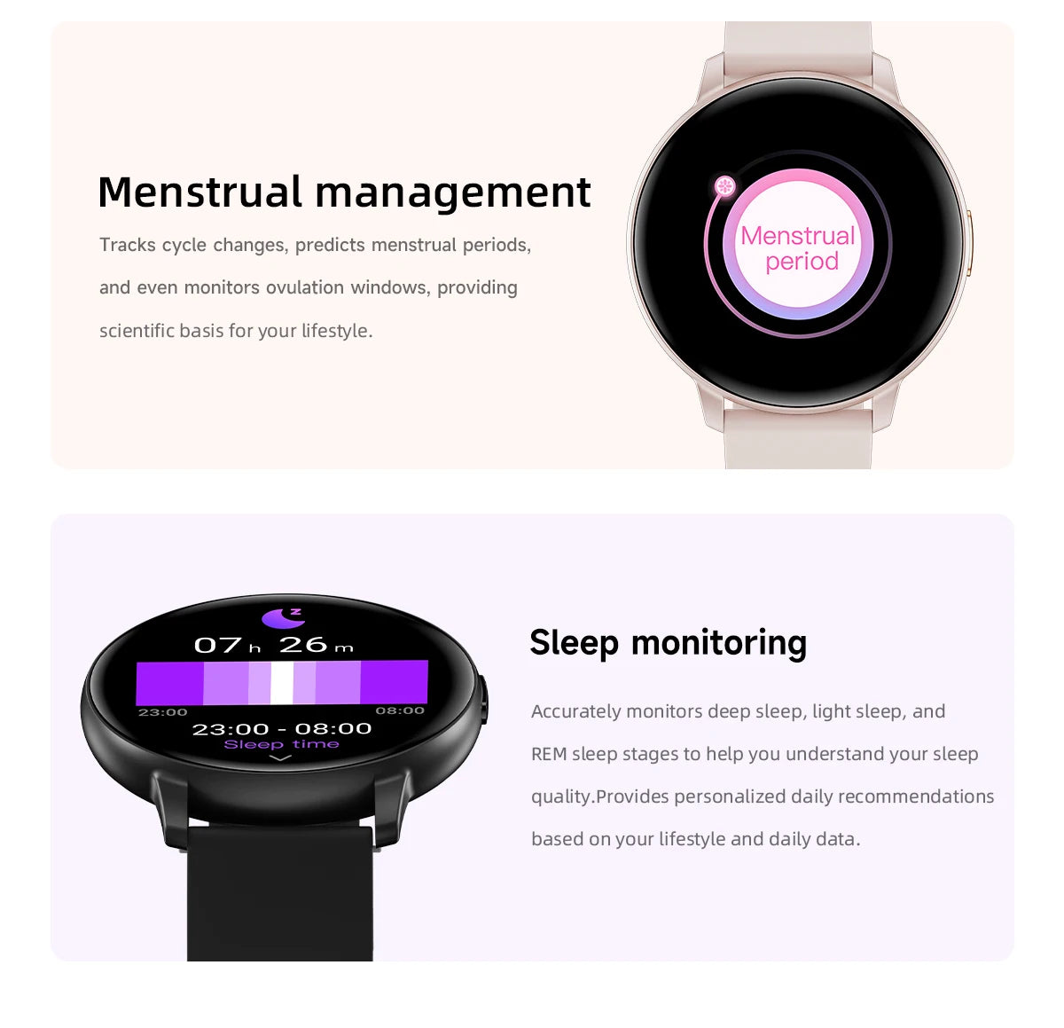 LIGE 2026 Smart Watch Men Women Bluetooth Call Heart Rate Health Monitor 1.38inch HD Screen Fashion Sports Men Smartwatch Women