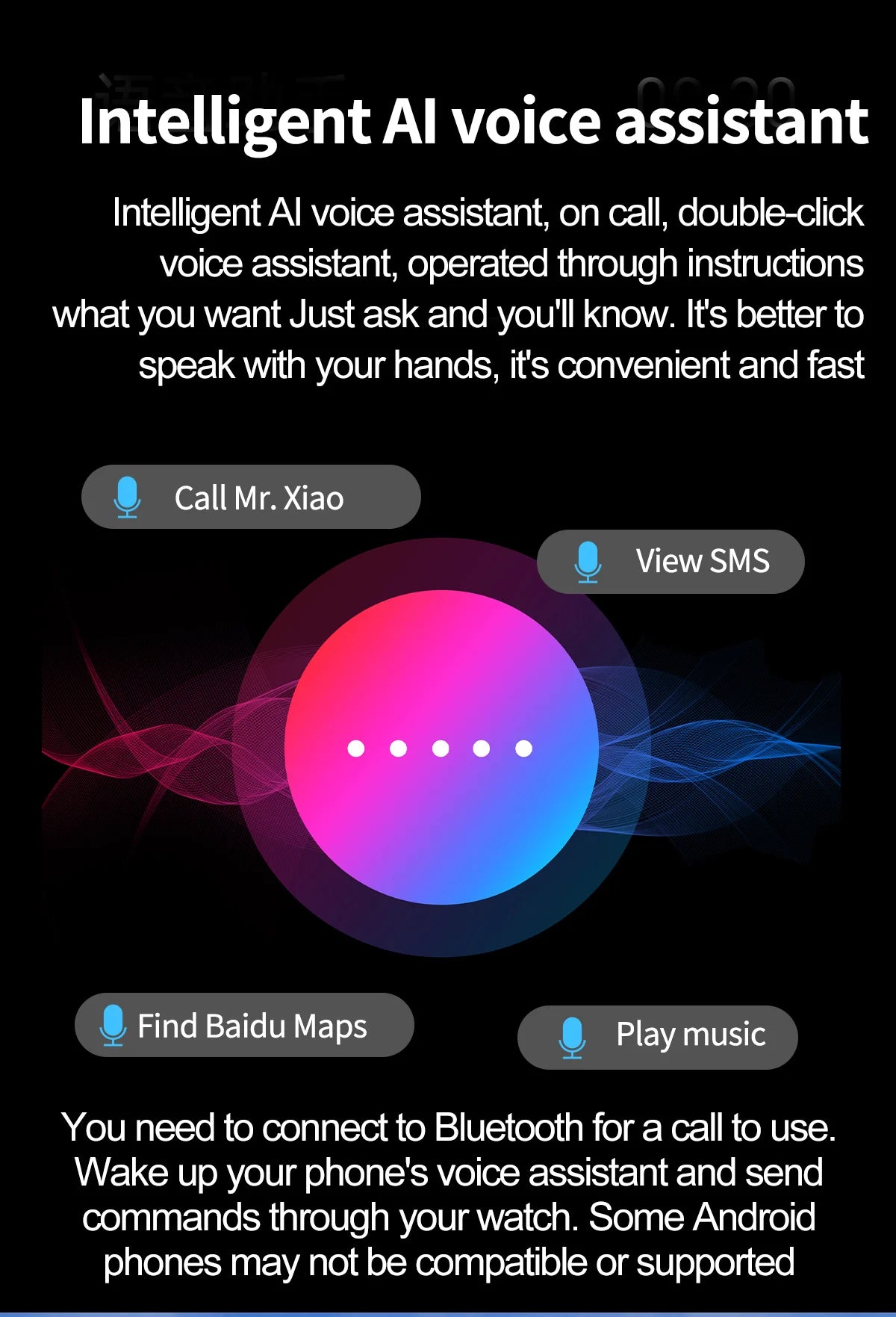 2025New Al Medical Diagnosis Blood Lpids Uric Acid Blood Glucose Smart Watch Men ECG+PPG Voice Bluetooth Call Health Smartwatch