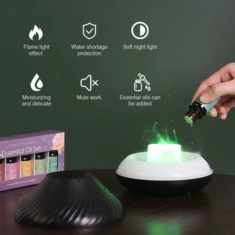 Aroma Essential Oil Diffuser | LED Night Light | Ultrasonic
