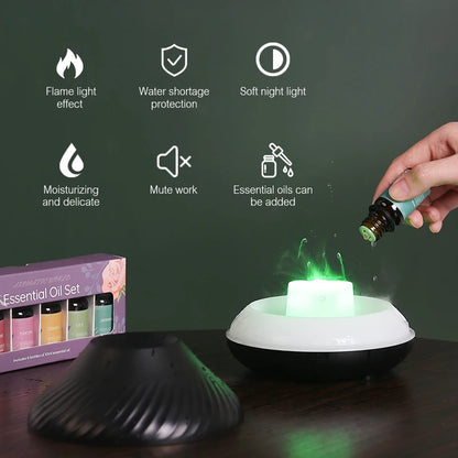 Aroma Essential Oil Diffuser | LED Night Light | Ultrasonic