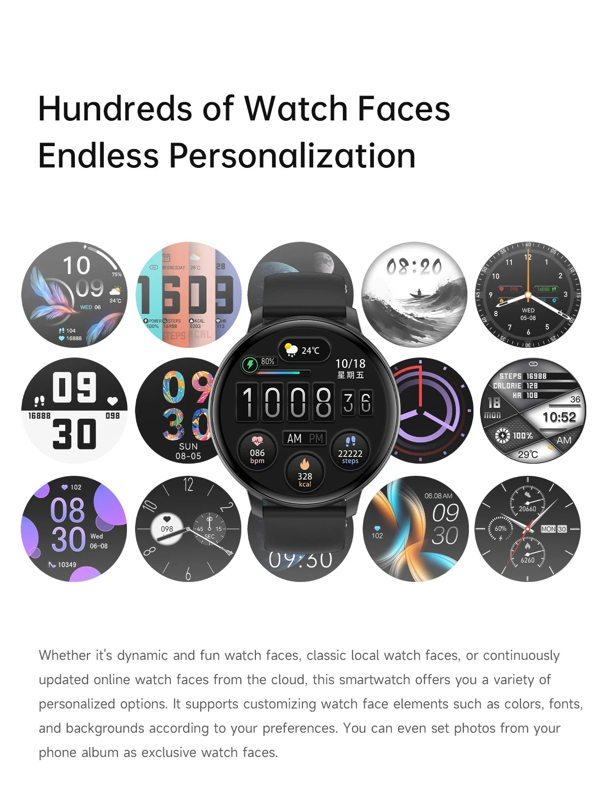 LIGE 2026 Smart Watch Men Women Bluetooth Call Heart Rate Health Monitor 1.38inch HD Screen Fashion Sports Men Smartwatch Women