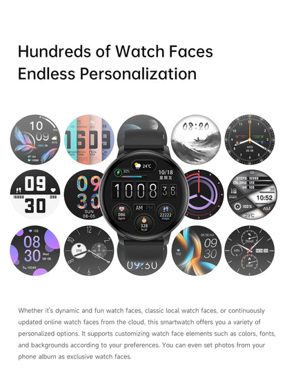 LIGE 2026 Smart Watch Men Women Bluetooth Call Heart Rate Health Monitor 1.38inch HD Screen Fashion Sports Men Smartwatch Women