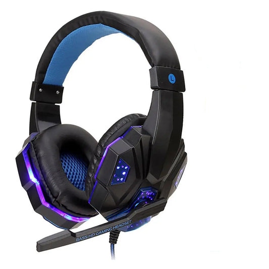 QearFun Pink Gaming Headphones | Girls PC PS4 Headset Microphone