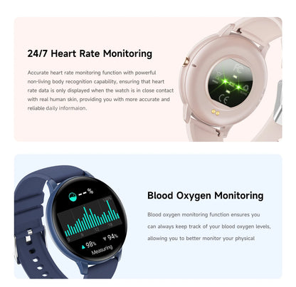 LIGE 2026 Smart Watch Men Women Bluetooth Call Heart Rate Health Monitor 1.38inch HD Screen Fashion Sports Men Smartwatch Women