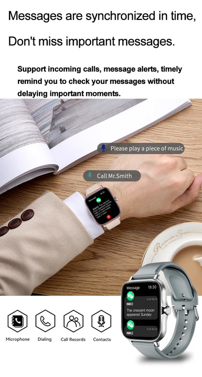 LAXASFIT Y13 pro Max 2026 Smart Watch Full Touch Screen Sports Fitness Bluetooth Digital Smartwatch with Heart Rate Tracker