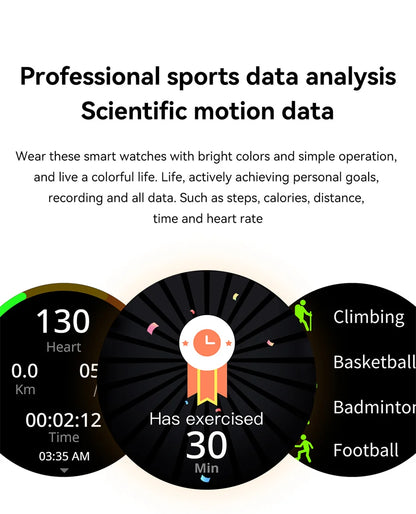 2025 NFC Smart Watch Amoled HD GPS Track Sports Heart Rate Bluetooth Call Waterproof Ladies Women Smartwatch For Women's Gift