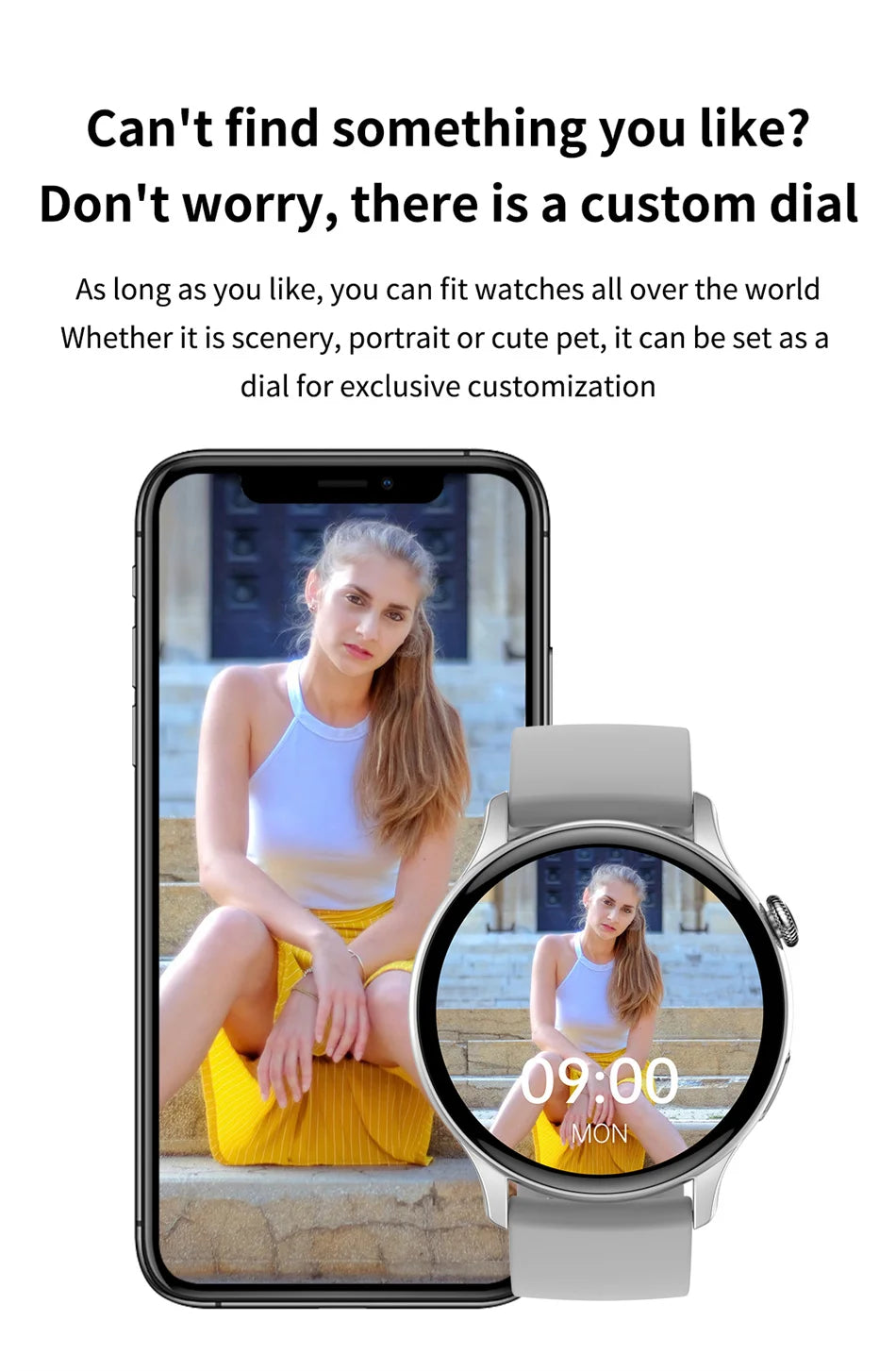2025 NFC Smart Watch Amoled HD GPS Track Sports Heart Rate Bluetooth Call Waterproof Ladies Women Smartwatch For Women's Gift