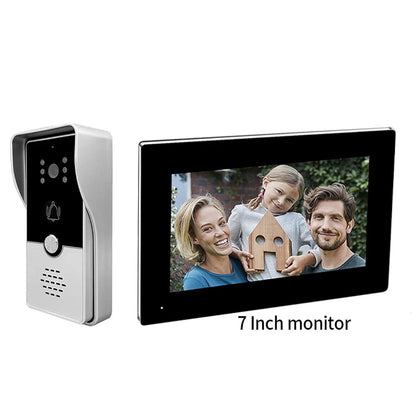 Video Intercom System | 7" Indoor Monitor | Two-Way Audio