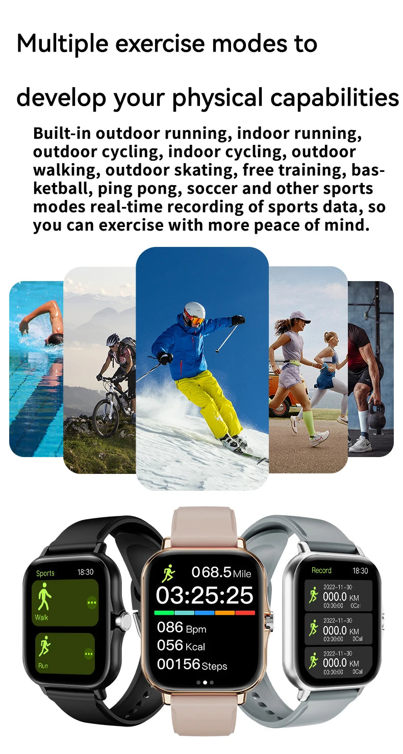 LAXASFIT Y13 pro Max 2026 Smart Watch Full Touch Screen Sports Fitness Bluetooth Digital Smartwatch with Heart Rate Tracker