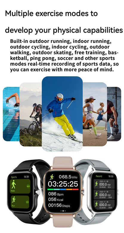 LAXASFIT Y13 pro Max 2026 Smart Watch Full Touch Screen Sports Fitness Bluetooth Digital Smartwatch with Heart Rate Tracker