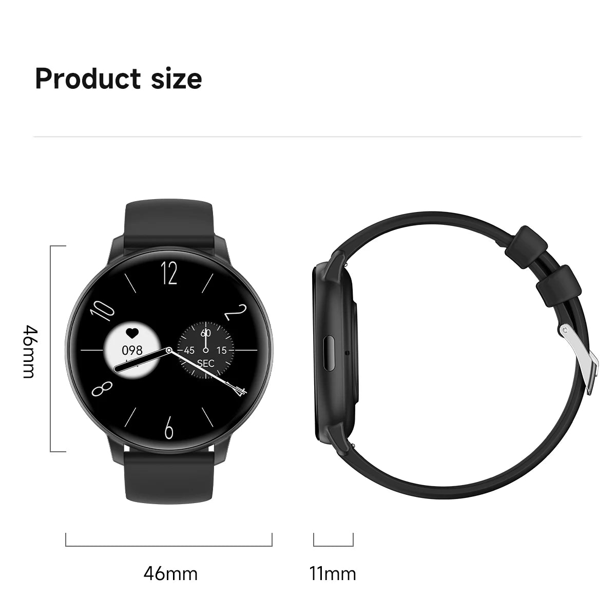 LIGE 2026 Smart Watch Men Women Bluetooth Call Heart Rate Health Monitor 1.38inch HD Screen Fashion Sports Men Smartwatch Women