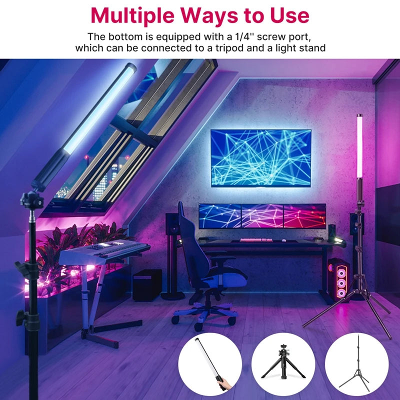 RGB LED Video Light | Content Creator | Adjustable Color